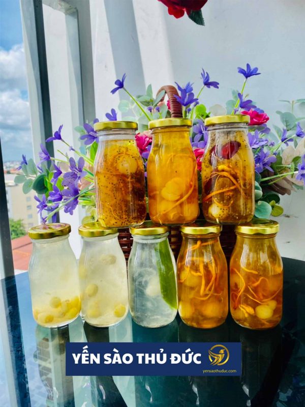 Tổ Yến chưng táo đỏ đường phèn - Set 6 hũ x 75ml