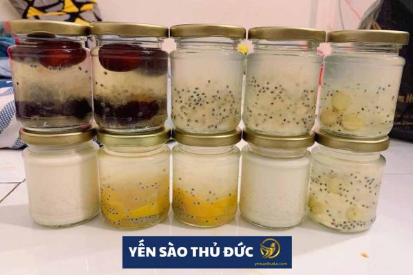 Tổ Yến chưng táo đỏ đường phèn - Set 6 hũ x 75ml