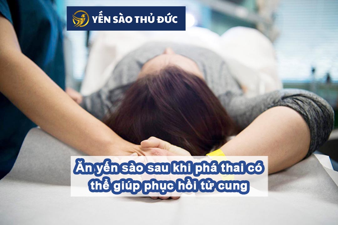 Ăn yến sào sau khi phá thai có thể giúp phục hồi tử cung