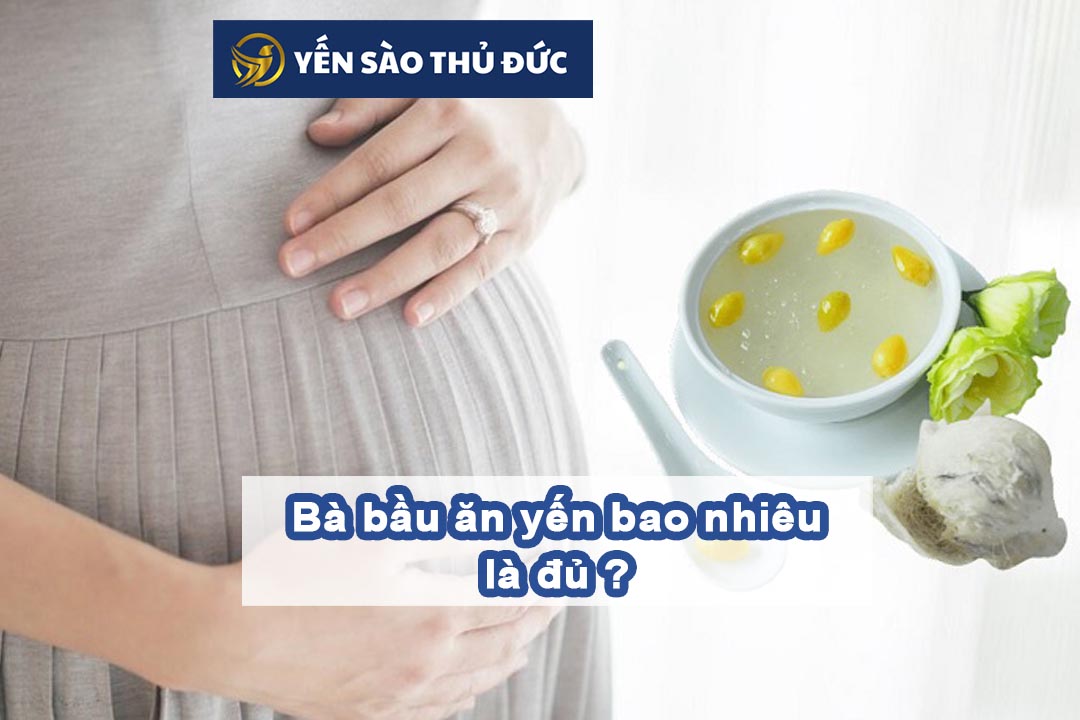 Bà bầu ăn yến bao nhiêu là đủ