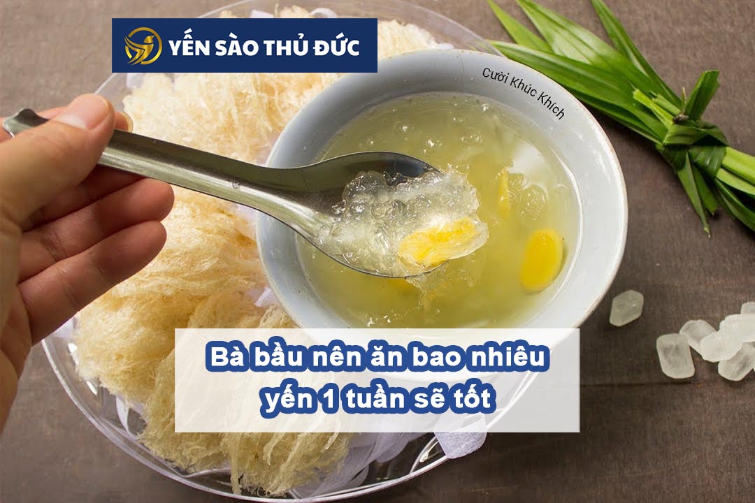 Bà bầu nên ăn bao nhiêu yến 1 tuần sẽ tốt cho sức khỏe?