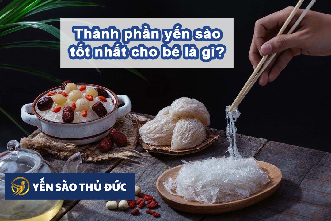 Thành phần yến sào tốt nhất cho bé là gì?