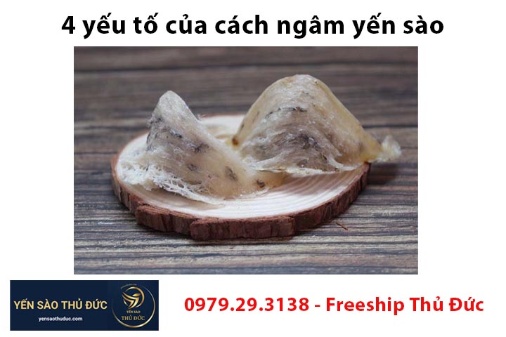 4 yếu tố của cách ngâm yến sào, bạn đã ngâm đúng chưa?