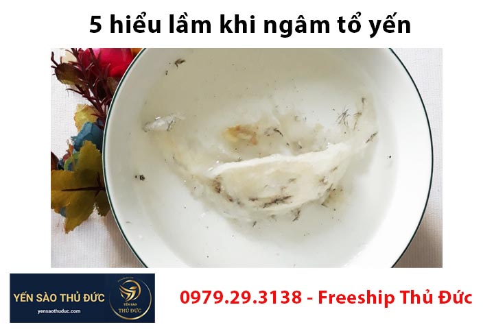 5 hiểu lầm khi ngâm tổ yến