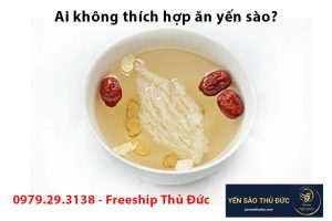 Ai không thích hợp ăn yến sào?
