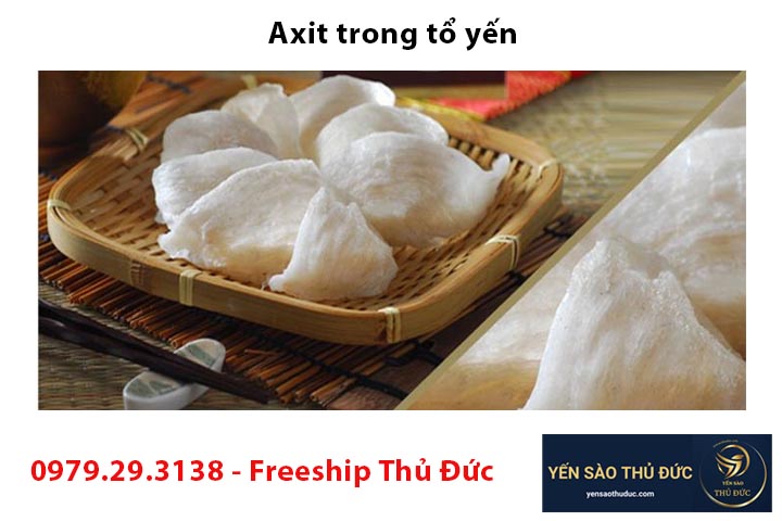 Axit trong tổ yến là thành phần dinh dưỡng quan trọng