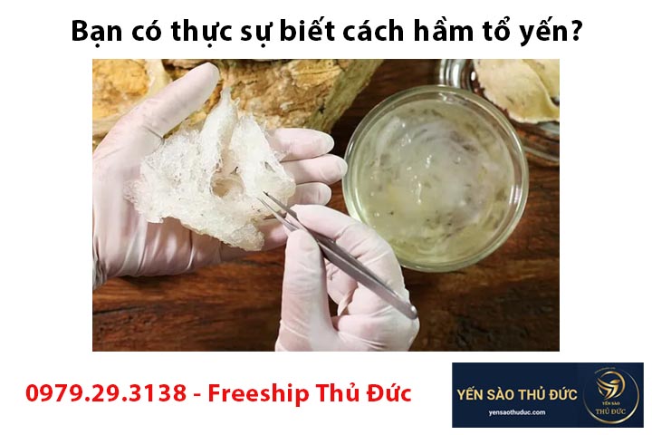 Bạn có thực sự biết cách hầm tổ yến?