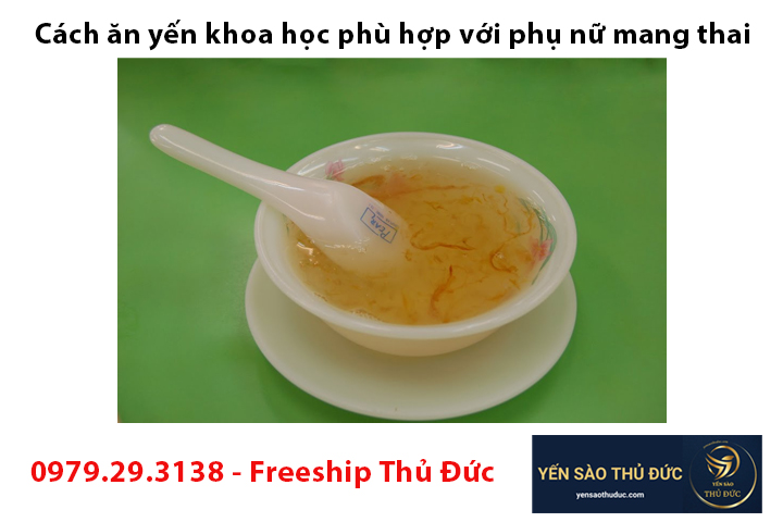 Cách ăn yến khoa học phù hợp với phụ nữ mang thai!