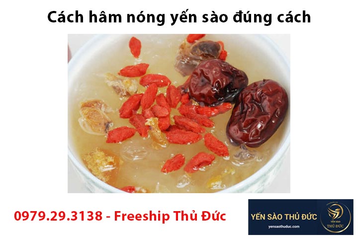 Cách hâm nóng yến sào đúng cách