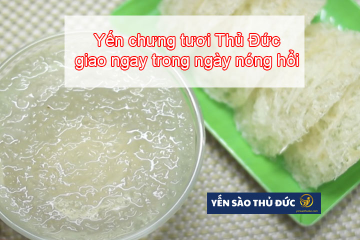 Yến chưng tươi Thủ Đức ngon bổ chất lượng. Đặt hàng giao ngay trong 4 giờ.