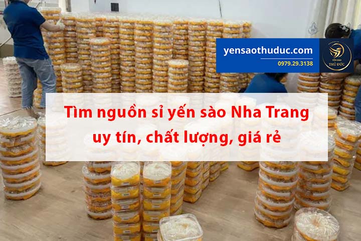 Tìm nguồn sỉ yến sào Nha Trang uy tín, chất lượng, giá rẻ